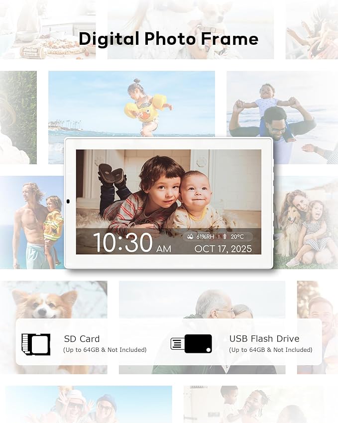 10.1" Digital Clock with Date and Day - Image 5