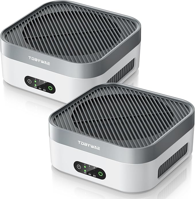 TDBYWAE Air Purifier 2 Pack for Bedroom Up to 1200 ft², H13 True HEPA Air by Clicknow