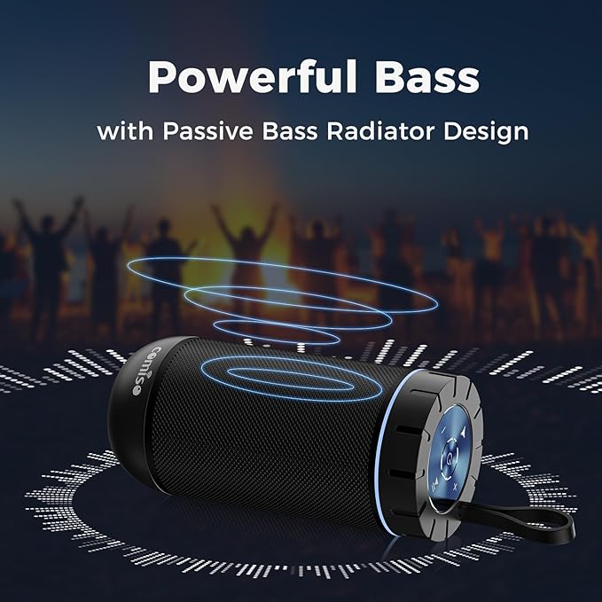 comiso Bluetooth Speaker, IP65 Waterproof Portable Speaker - Image 7
