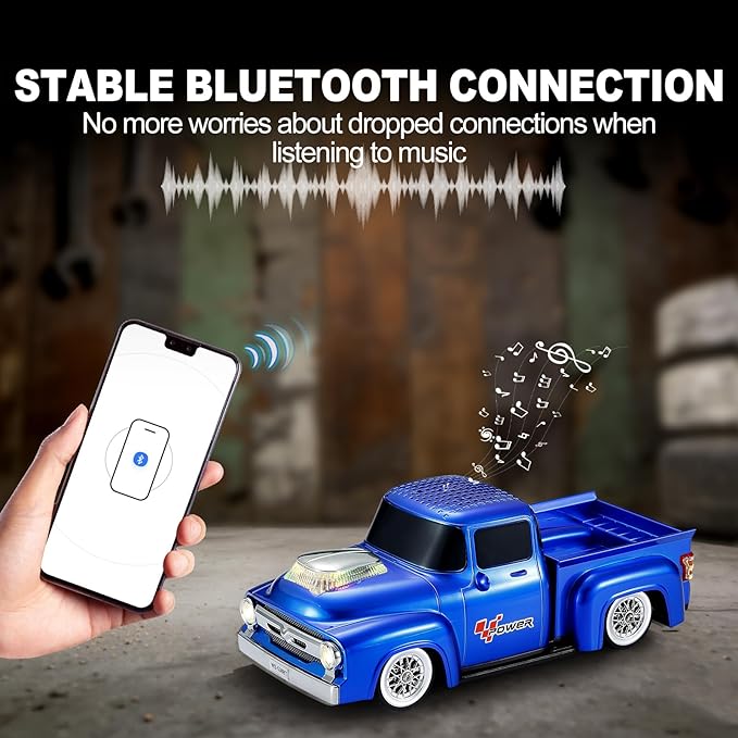 Vintage Pickup Truck Bluetooth Speaker, Retro Truck Model - Image 2