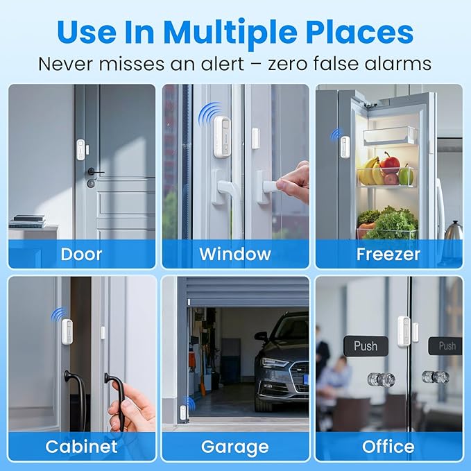 Sanjie Door Alarm with Instant and Delayed Alerts 30s/1min/2min/4min, Door - Image 5