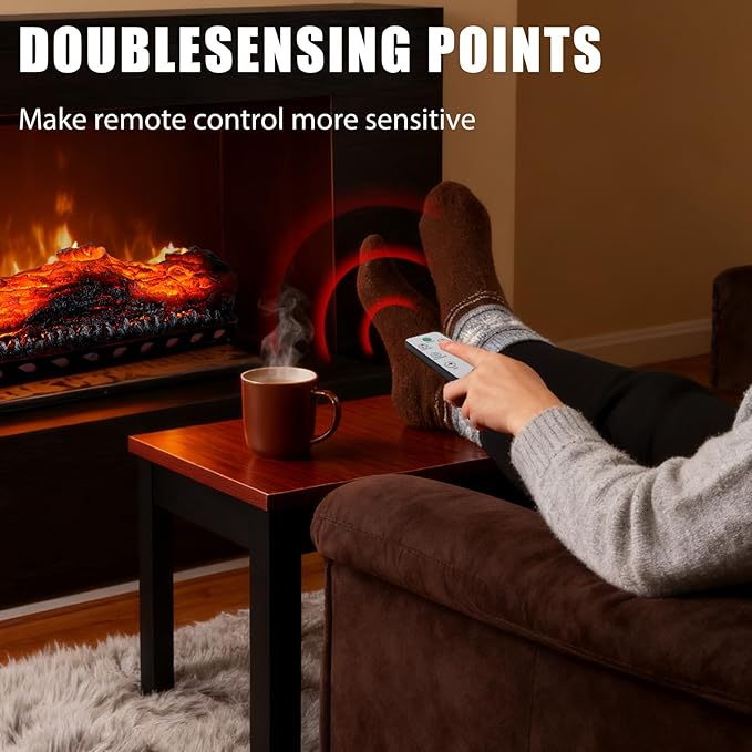Electric Fireplace Logs Realistic Flame Effect - Image 6