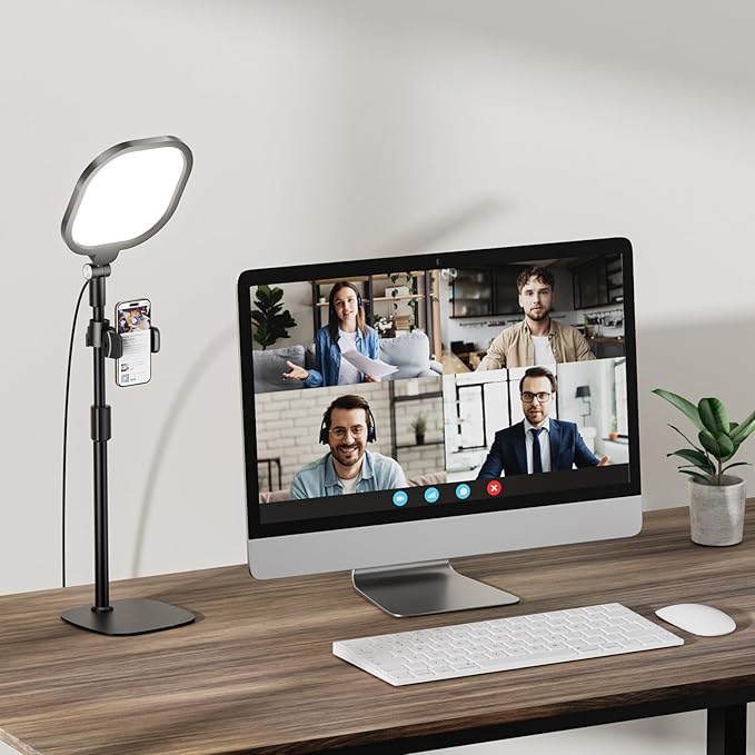 Zoom Lighting for Computer, Adjustable Desk Lighting for Video Calls, 30 Light by LitONES
