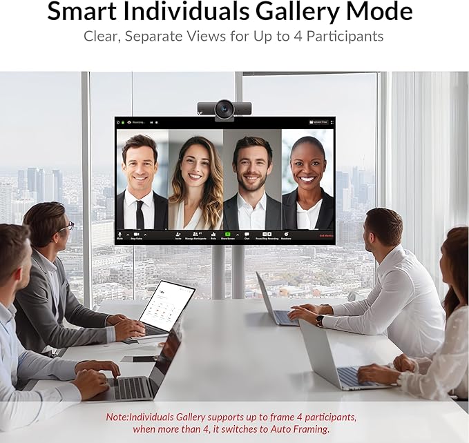 AV Access 4K Conference Room Camera, 1/1.8' Sensor, Individuals Gallery - Image 2