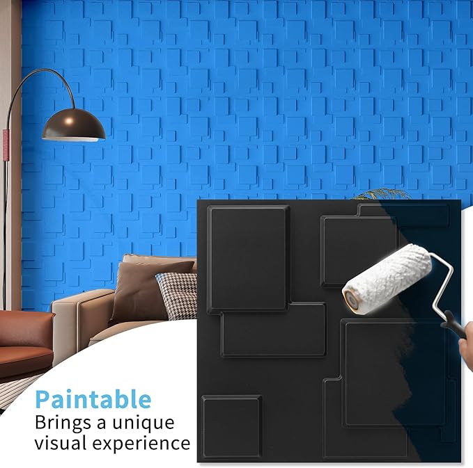 Art3d 20 Pack Decorative 3D Wall Panels, 19 Sq.Feet PVC Interior Wall Décor - Image 3