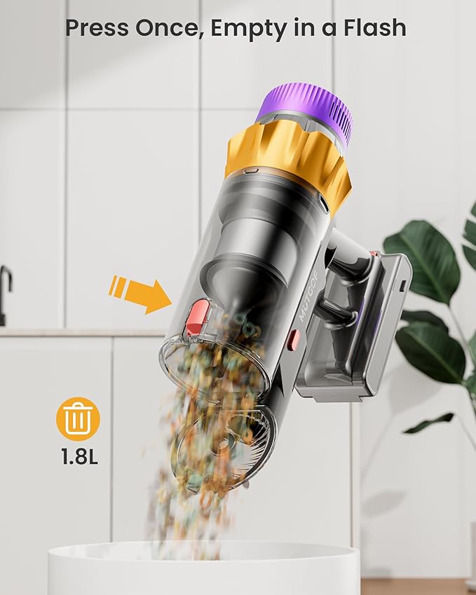 Cordless Vacuum Cleaner, 650W 55KPA 70 Mins Vacuum Cleaners - Image 7