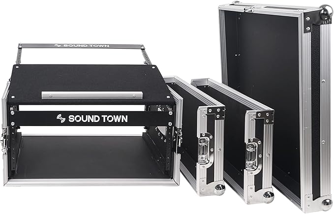 Sound Town 4U PA DJ Pro Audio Rack/Road ATA Case - Image 2