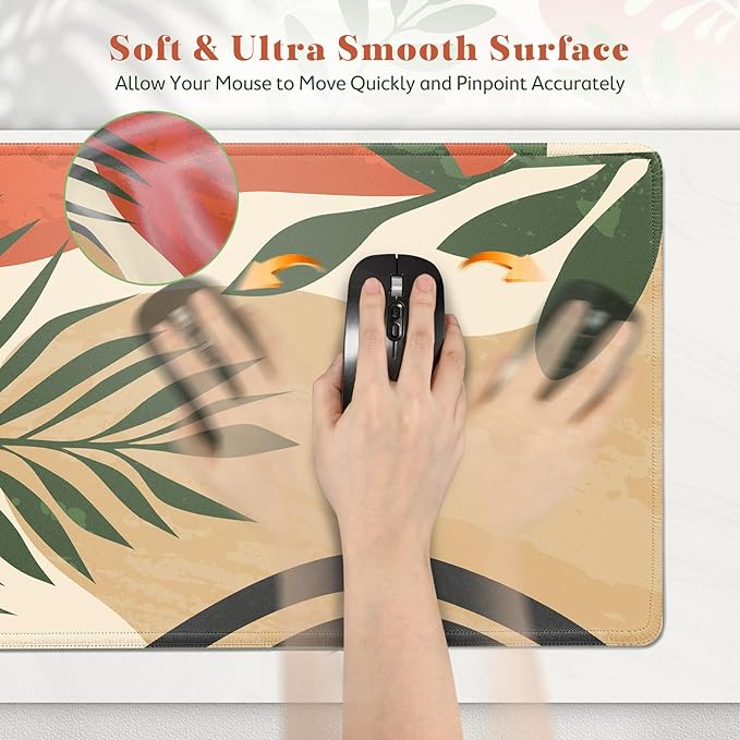 Gimars 4 in 1 Mouse Pad and Keyboard Wrist Rest Set, Large Mouse Pad - Image 4