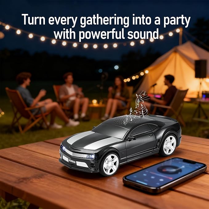 WSTER WS-592 Supercar Design Bluetooth Replica Speaker – Portable Car Model - Image 3