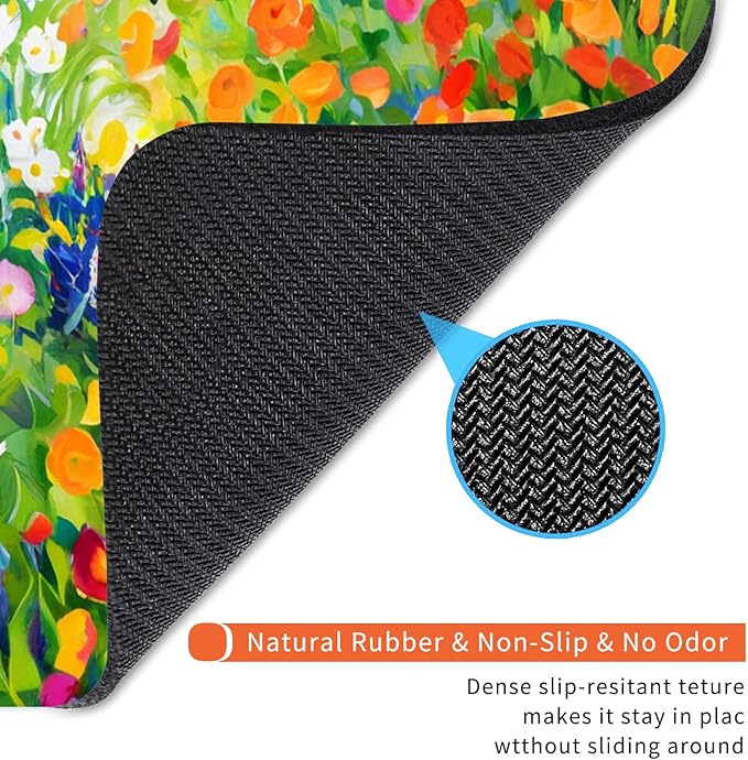 Armanza Square Mouse Pad Flowers Floral, Personalized Premium-Textured Custom - Image 5