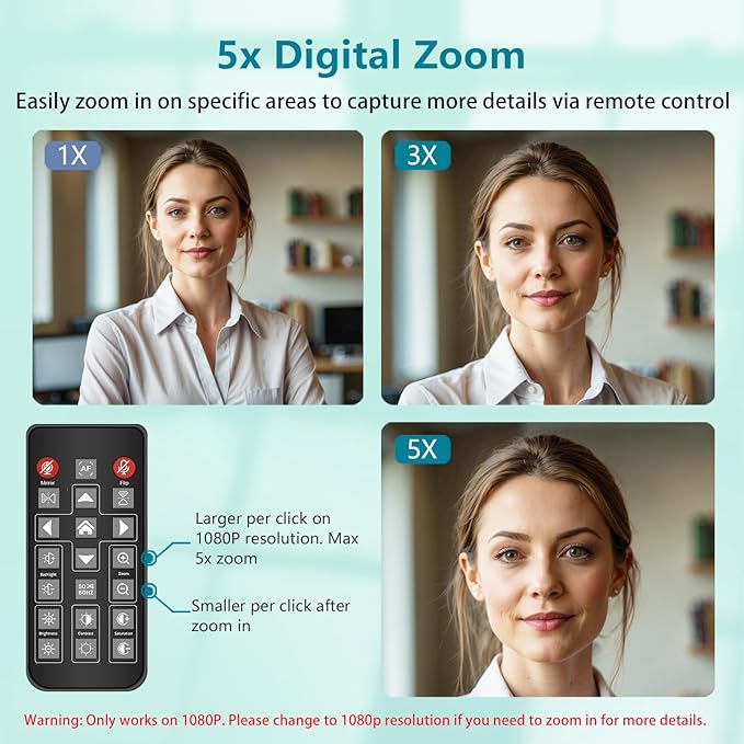 4K Webcam for PC, Ultra HD 4K 12MP Webcam - Image 6