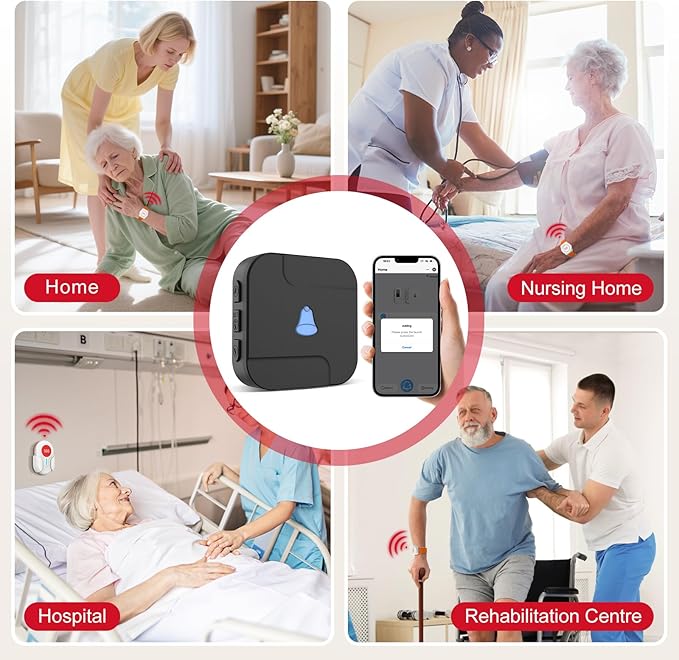 CallToU Wi-Fi Wireless Caregiver Pager Call Button - Image 6