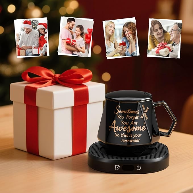 You're Awesome Coffee Mug Warmer Set, Smart Electric Coffee Cup Warmer - Image 7
