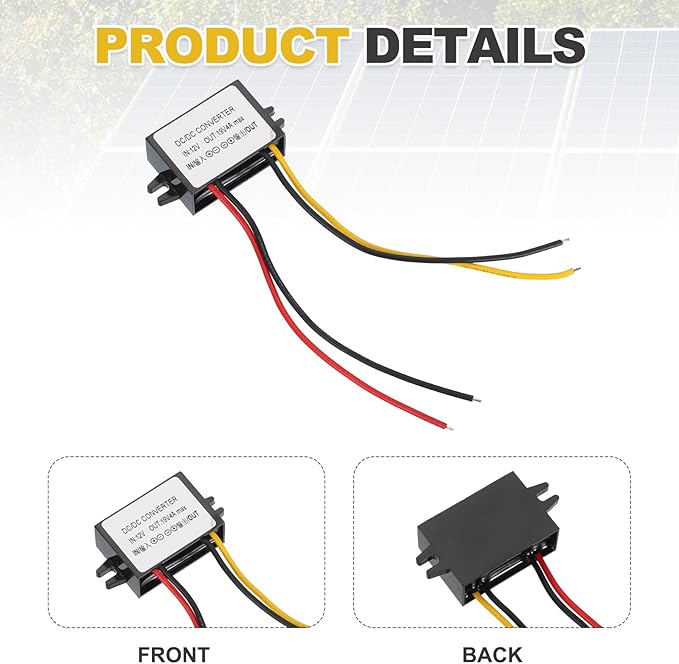 MECCANIXITY DC 12V to DC 19V Power Converter 4A 76W Step UP Converters Voltage - Image 3