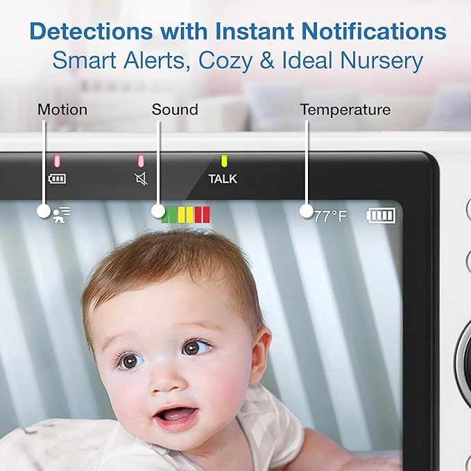 VTech 2-Cameras Smart WiFi Baby Monitor - Image 9