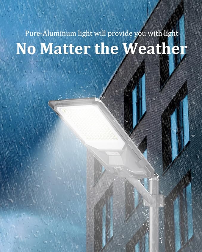 Ofuray Of-6500W Solar Street Lights Outdoor, 000Mah High Power Solar Security - Image 5