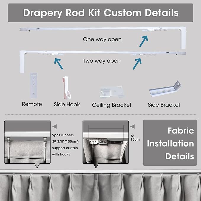 SmartWings Automatic Curtain Opener, Motorized Vertical Blinds - Image 7