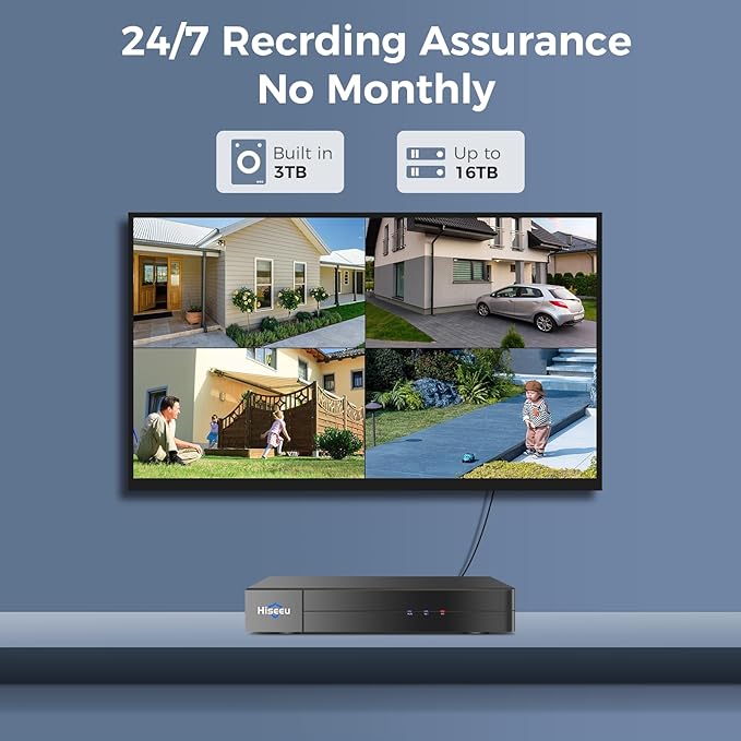 Hiseeu 4K Wired Security Camera System Outdoor - Image 7