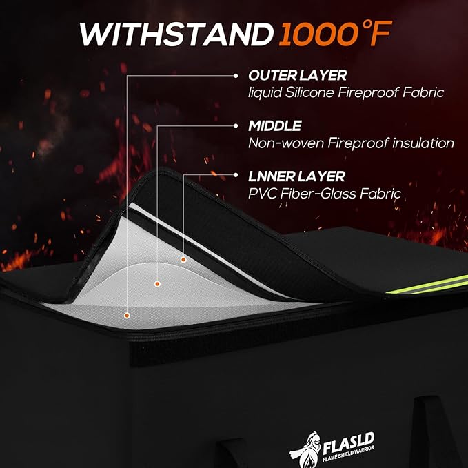 FLASLD Large Fireproof Lipo Bag - Image 4