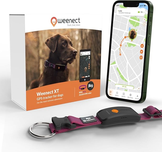 Weenect Dog XT - New GPS Collar by Weenect