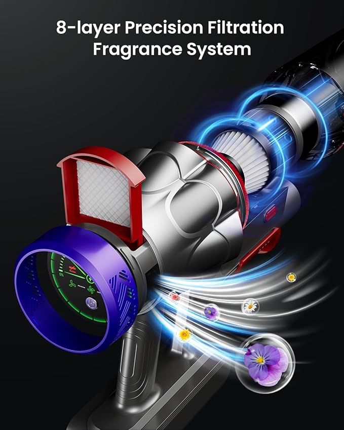 Cordless Vacuum Cleaner, 55KPa 650W 70Mins Vacuum Cleaner - Image 8