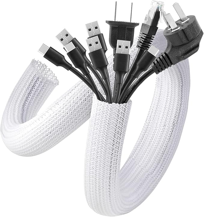 AGPTEK Cable Sleeve Cover, 10ft by AGPTEK
