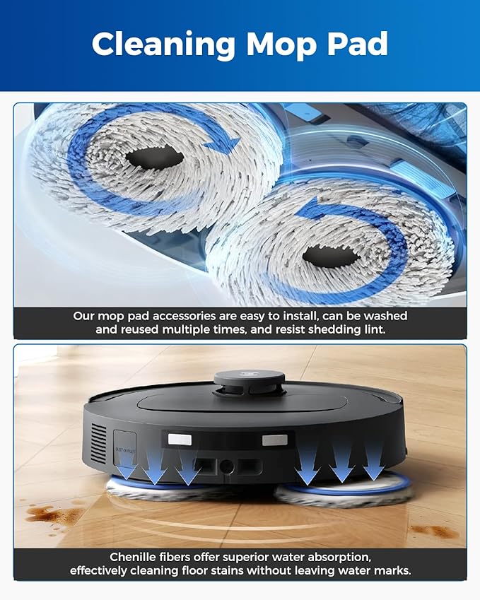 Yivy 27PCS Accessories Kit for Ecovacs Deebot T30C Omni/T30C Omni Gen2 Robot - Image 5