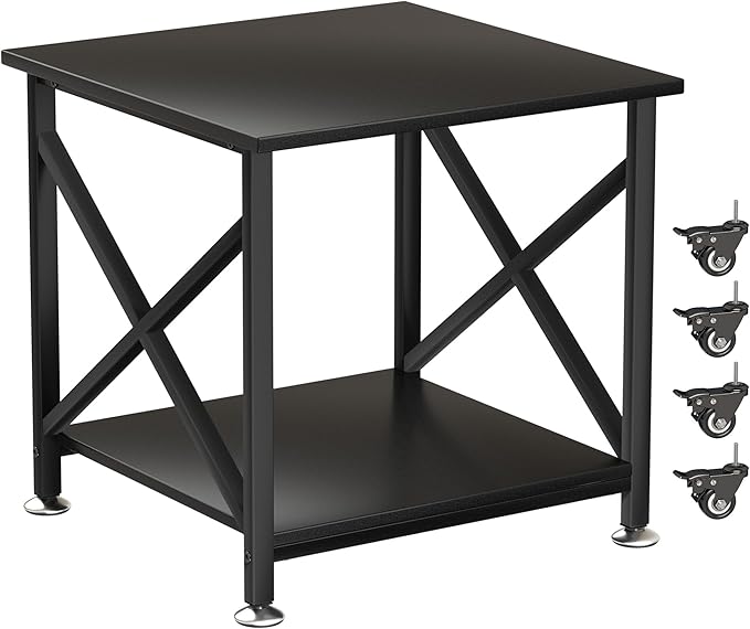 TQQDCI Printer Stand, 23.6 x 23.6 Inches Large Printer Stand by Unknown