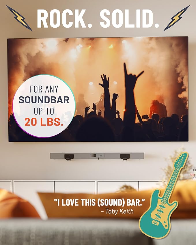 ECHOGEAR Soundbar Wall Mount Bracket - Image 3