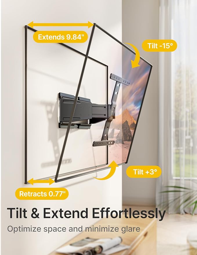 monTEK 0.77" Ultra Slim TV Wall Mount - Image 5