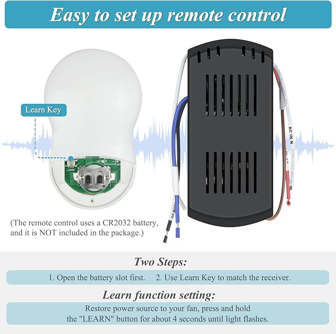 Universal Hunter Ceiling Fan Remote Control Kit, Smart Wi-Fi Control Kit - Image 3