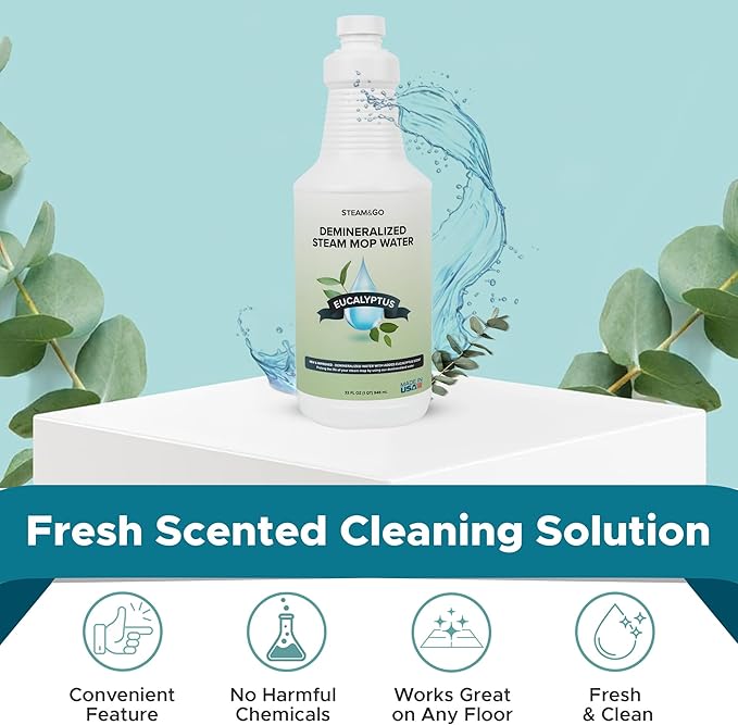 Steam & Go Demineralized Water Cleaning Solution - Image 2