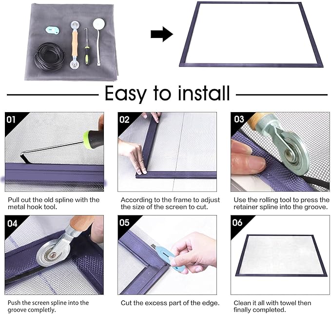 Window Screen Repair Kit - Image 2