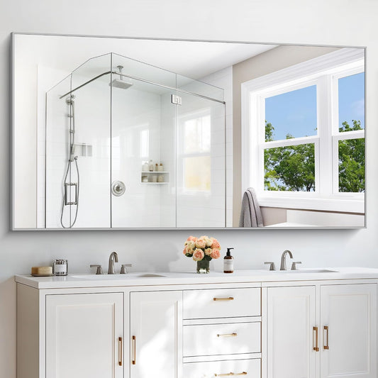 30x72inch Bathroom Mirror, Large Rectangular Wall Mirror