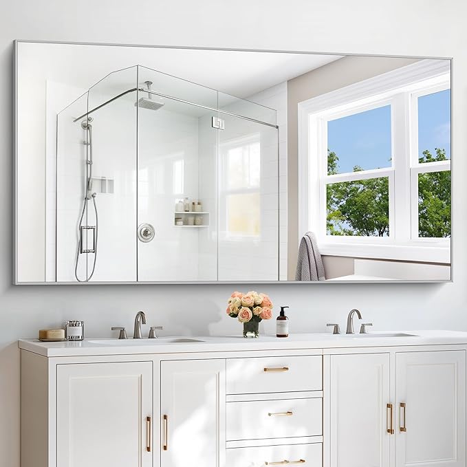 30x72inch Bathroom Mirror, Large Rectangular Wall Mirror by Welcometocofeny