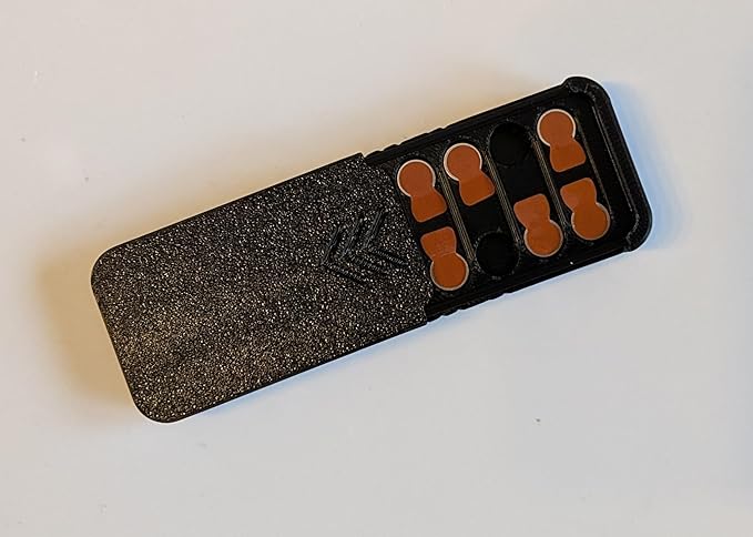 3BP - Size 312 Hearing Aid Battery Case, New Slim Design Pocket Size Storage - Image 3