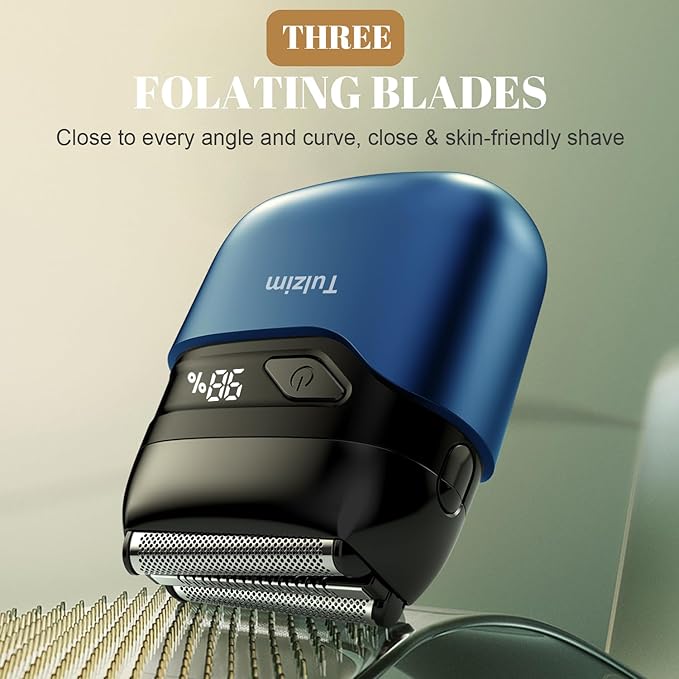 Tulzim Electric Foil Shaver for Men: Portable Electric Razor for Beard/Face - Image 6