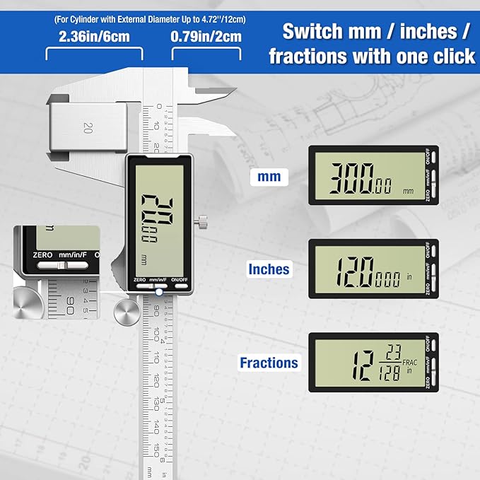 Raynesys Digital Caliper 12 Inch - Image 2