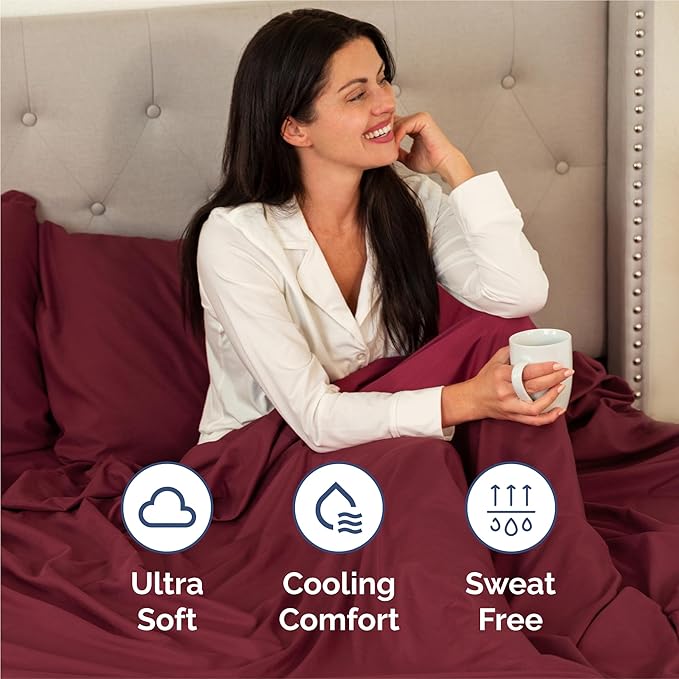 Split King Size 5 Piece Sheet Set - Image 4