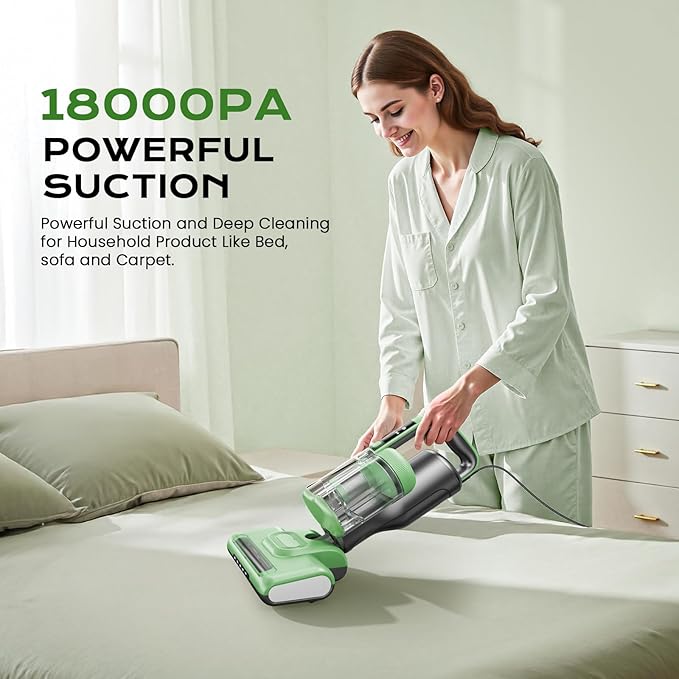 MYUAKO Mattress Vacuum Cleaner Bed Vacuum Versatile Handheld Vacuums - Image 2