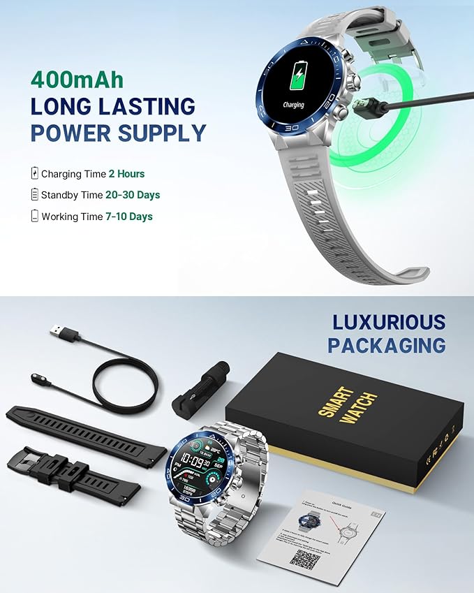 SOUYIE Smart Watch for Men, 1.43''AMOLED Screen - Image 9