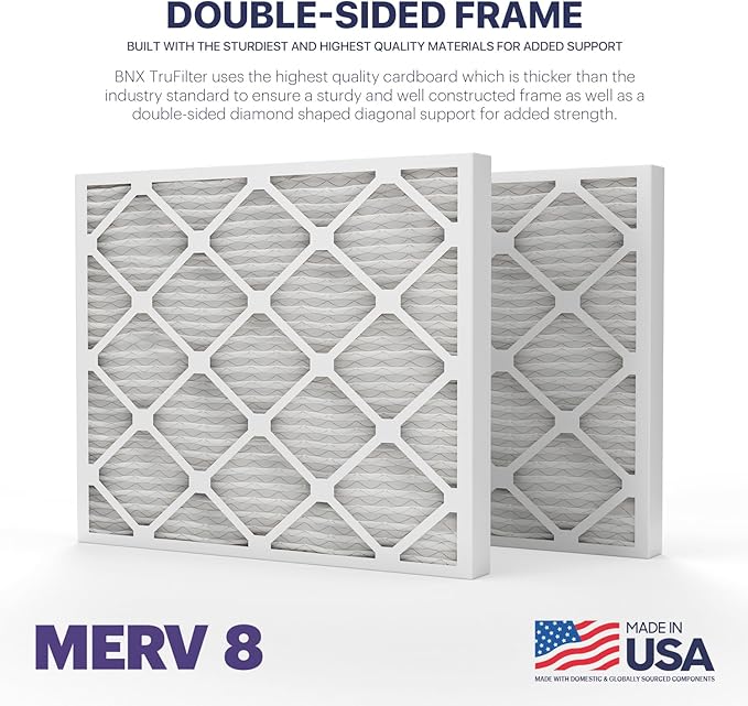 BNX TruFilter 20x25x2 Air Filter MERV 8 - Image 5