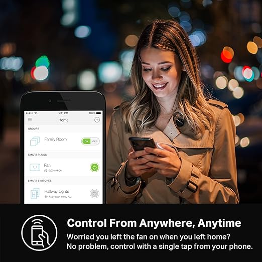 Kasa Smart Plug Mini 15A, Apple HomeKit Supported, Smart Outlet Works - Image 7