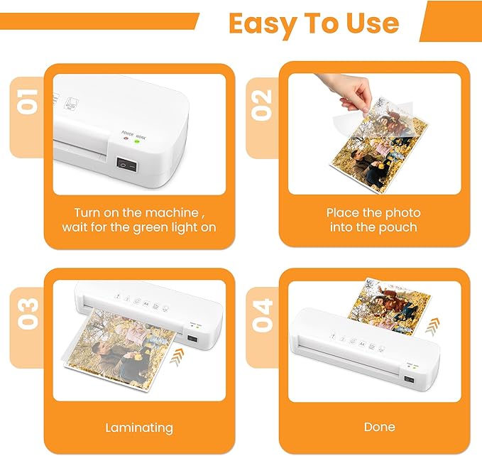 VUSIGN Laminator Machine, 9 Inch Laminators - Image 8