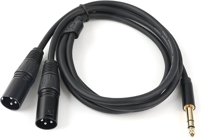 SiYear Profession 6.35mm TRS Male Plug to 2 Dual XLR Male Microphone Stereo - Image 7