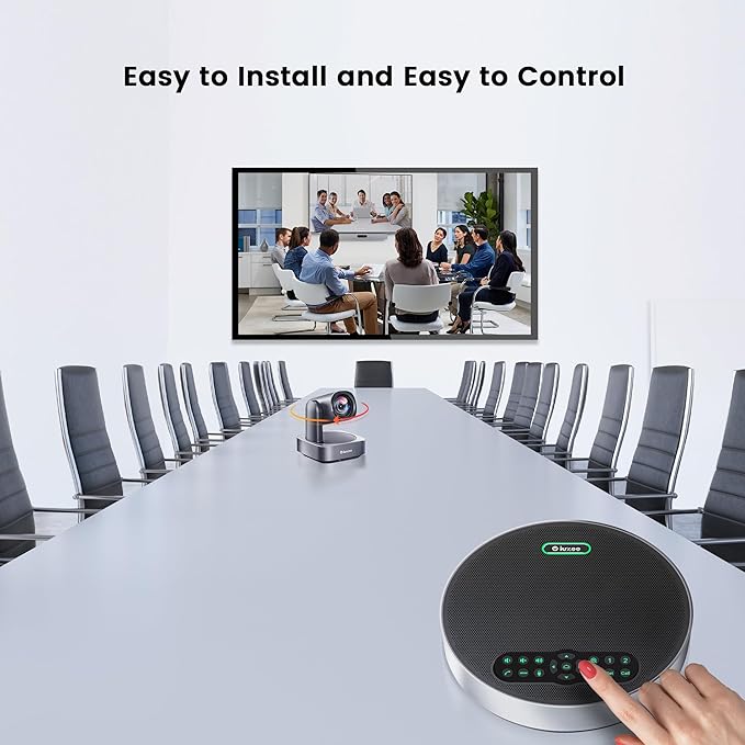 All-in-One PTZ 4K 12X Optical Zoom Video Conference Room Camera System - Image 6