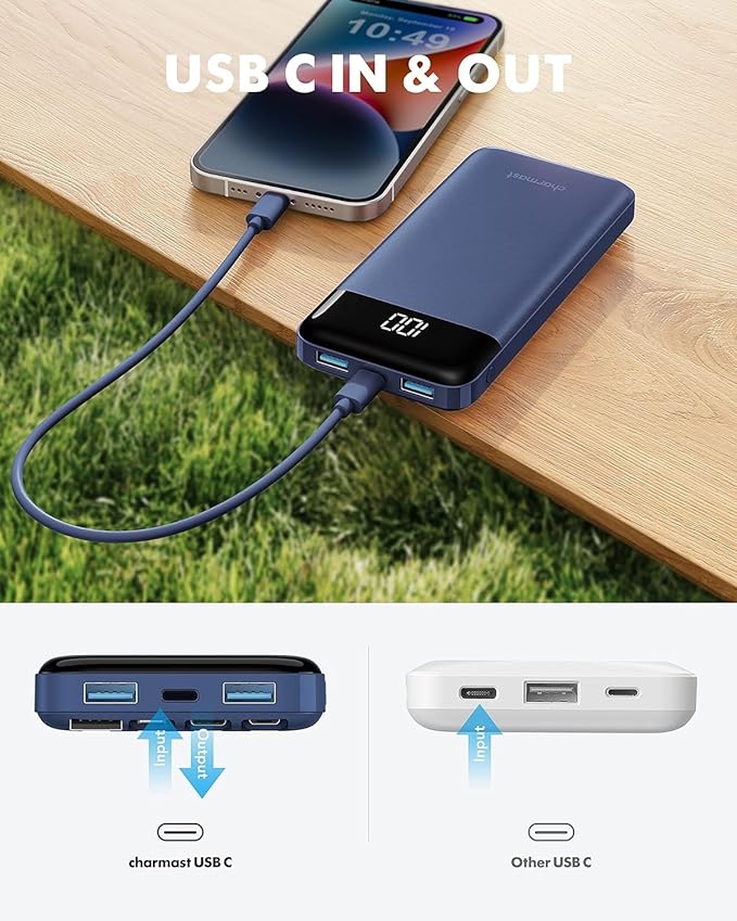 charmast Portable Charger with Built in Cables, Power Bank with Cords Wires - Image 8