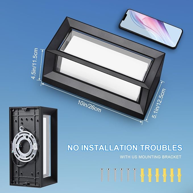 ledmo Outdoor Wall Lights Fixture - Image 8