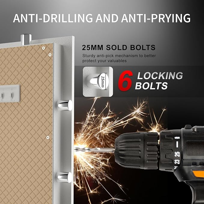 【US STOCK】TIGERKING 11.5 Cubic Feet Extra Large Heavy Duty Safe Box, Home Safe - Image 3