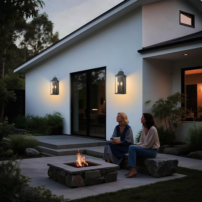 Dusk to Dawn Outdoor Lighting, 20.6’’ Outdoor Wall Sconce, IP65 Waterproof - Image 4